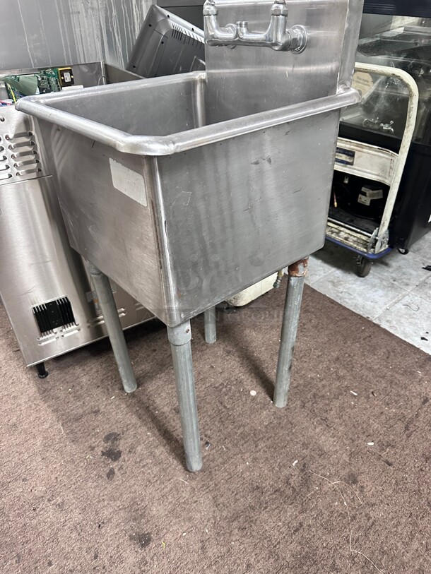 Commercial Stainless Steel Mop Sink NSF - Image 5 of 5