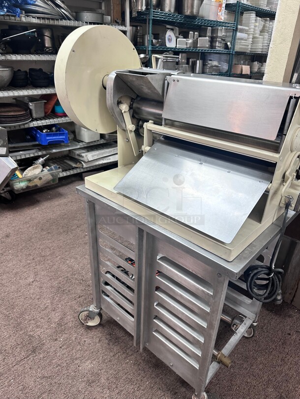 Acme Model 24 Countertop Dough Roller Double Pass, 4 24 inch Wide Rollers, Extra Wide 115 Volt Working - Image 1 of 9