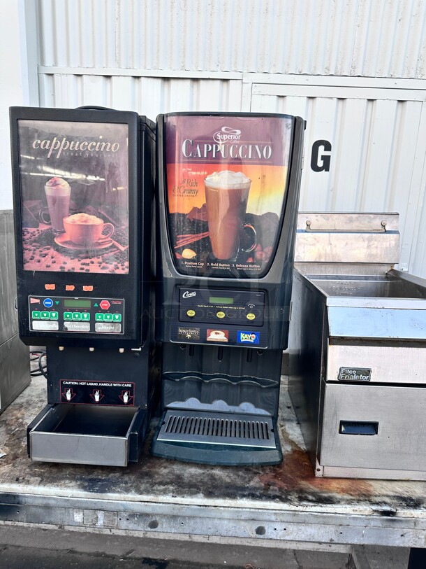 Curtis PCGT3 Cappuccino Machine w/ (1) 5 lb & (2) 10 lb Hoppers & (3) Dispensers, 120v - Image 1 of 8