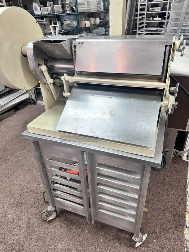 Acme Model 24 Countertop Dough Roller Double Pass, 4 24 inch Wide Rollers, Extra Wide 115 Volt Working - Image 3 of 9