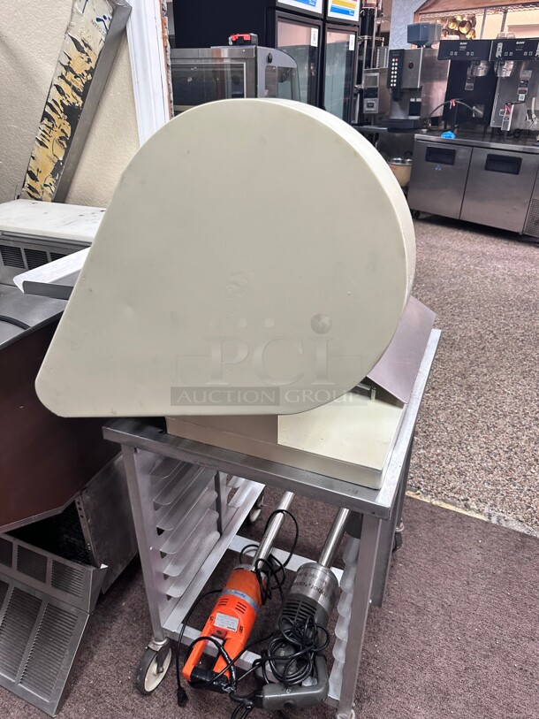 Acme Model 24 Countertop Dough Roller Double Pass, 4 24 inch Wide Rollers, Extra Wide 115 Volt Working - Image 8 of 9