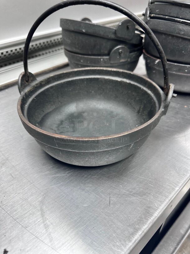 Elite Global Solutions 7 inch   Cast Iron Fry Pan w/ Handle  Black - Image 2 of 6