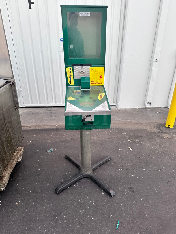 Mr Baseball Interactive Gumball Vending Machine Working  - Image 1 of 9