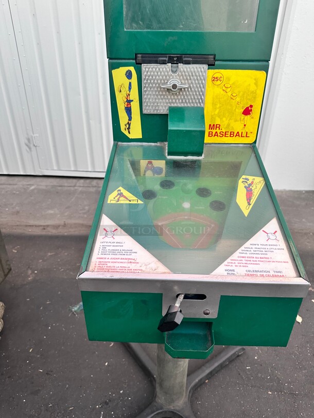 Mr Baseball Interactive Gumball Vending Machine Working  - Image 5 of 9