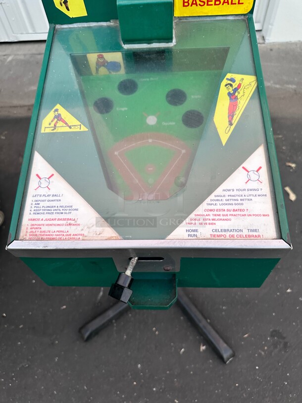 Mr Baseball Interactive Gumball Vending Machine Working  - Image 6 of 9