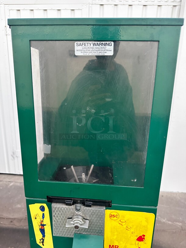 Mr Baseball Interactive Gumball Vending Machine Working  - Image 7 of 9