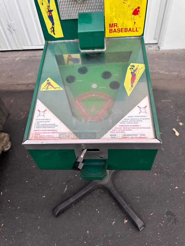 Mr Baseball Interactive Gumball Vending Machine Working  - Image 9 of 9