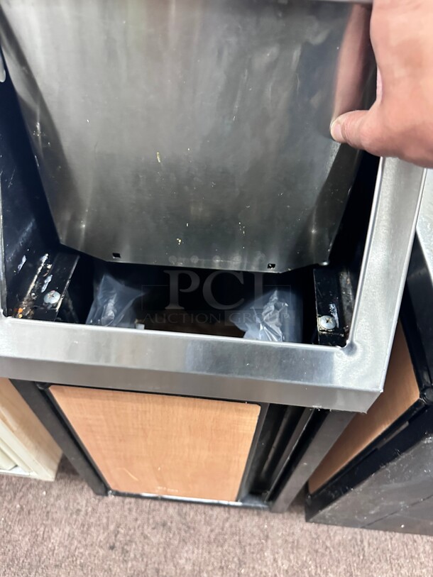 Commercial 12 Inch Heavy Duty Trash Container 12x43x34 - Image 2 of 4