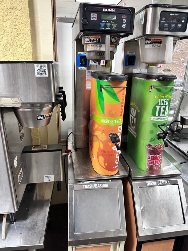 BUNN 41400.0500 ITB DUAL DILUTION 3-GALLON ICED TEA BREWER W/ DIGITAL CONTROLS - Image 5 of 7