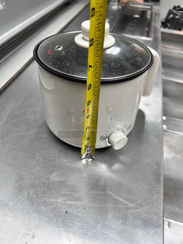 Lotor Portable Mini Electric Pot Kettle Cooker for Cooking Soup Rice and Steamed Food HM-60C (Khaki) - Image 8 of 8
