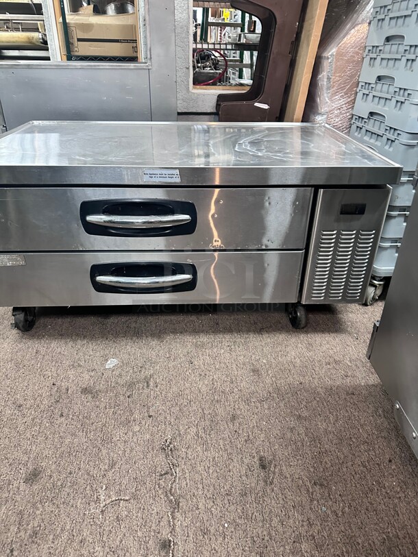 Late Model Norlake CB53 AdvantEDGE Refrigerated Chef Base 53 inch Wide 115 Volt Working - Image 5 of 9