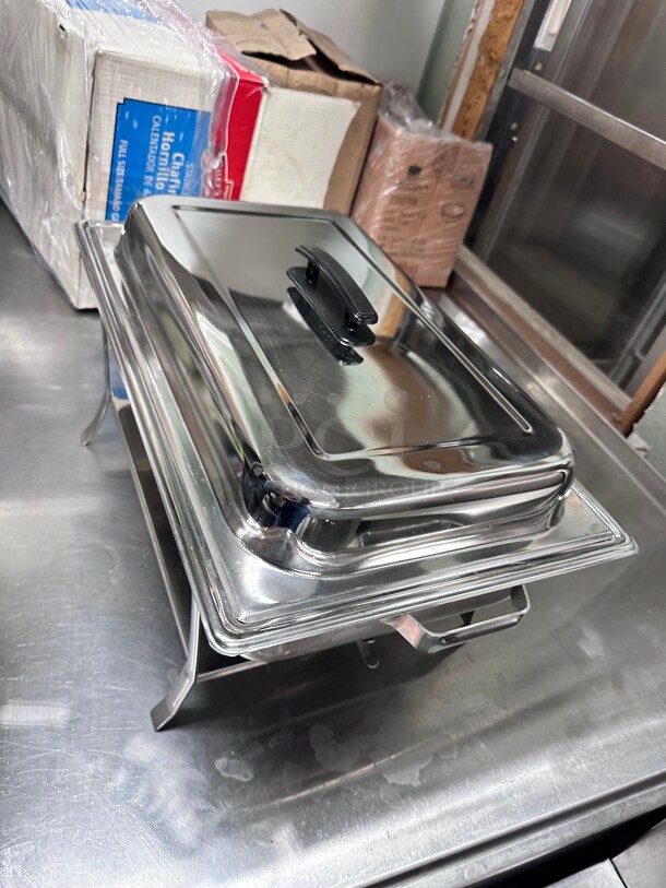 Commercial 22 inch Full Size Stackable Chafer Chafing Dish - Image 3 of 8