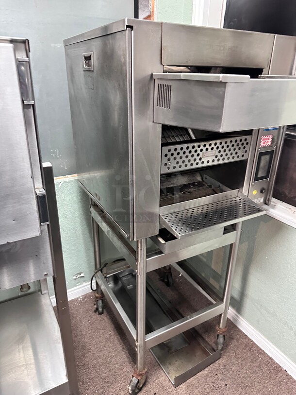 Marshall Air Gas Autobroil Mitee Mite Broiler/Toaster Char broiler  with stand Burger King Nat. Gas Tested and Working - Image 3 of 8