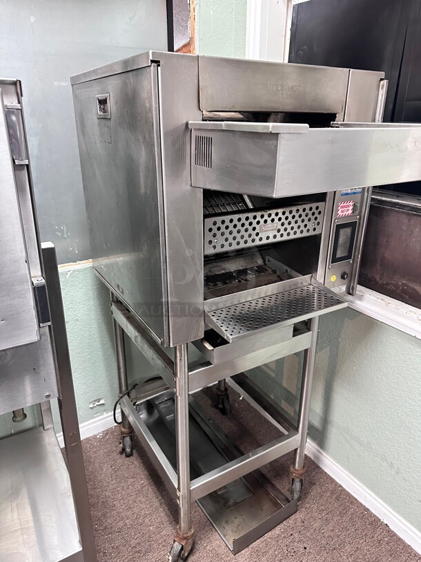 Marshall Air Gas Autobroil Mitee Mite Broiler/Toaster Char broiler  with stand Burger King Nat. Gas Tested and Working - Image 8 of 8