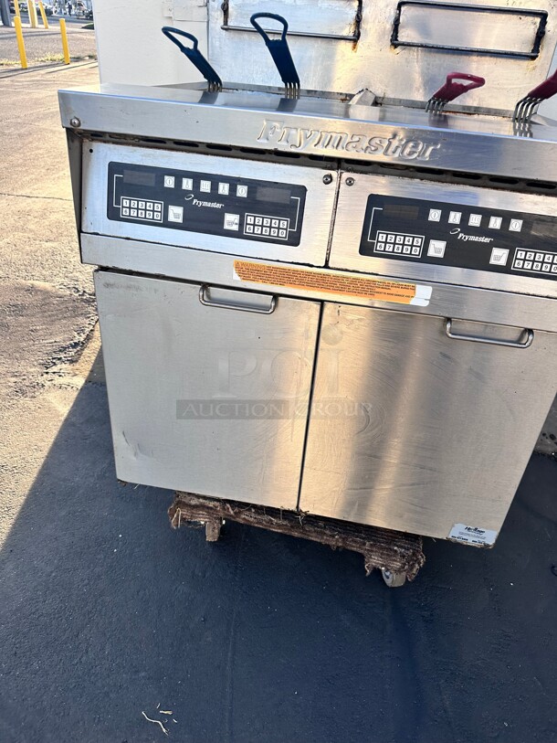 Frymaster MJH250SE Gas Fryer - (2) 50 lb Vats, Floor Model, Natural Gas - Image 6 of 9