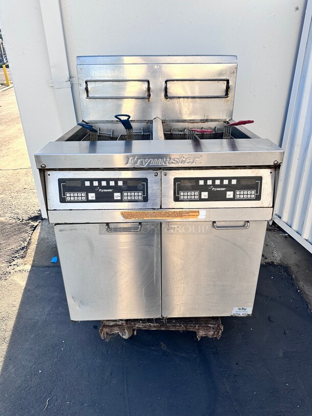 Frymaster MJH250SE Gas Fryer - (2) 50 lb Vats, Floor Model, Natural Gas - Image 9 of 9