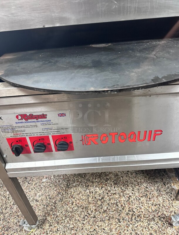 late Model Rotoquip Commercial Gas Pita Bread Naan Tortilla Rotating Oven Working Perfect - Image 5 of 8