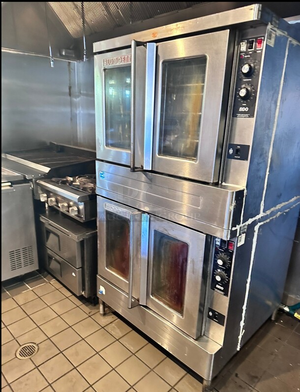 Late Model Blodgett ZEPH-100-G DBL Zephaire Double Full Size Gas Convection Oven - 100,000 BTU  - Image 6 of 7