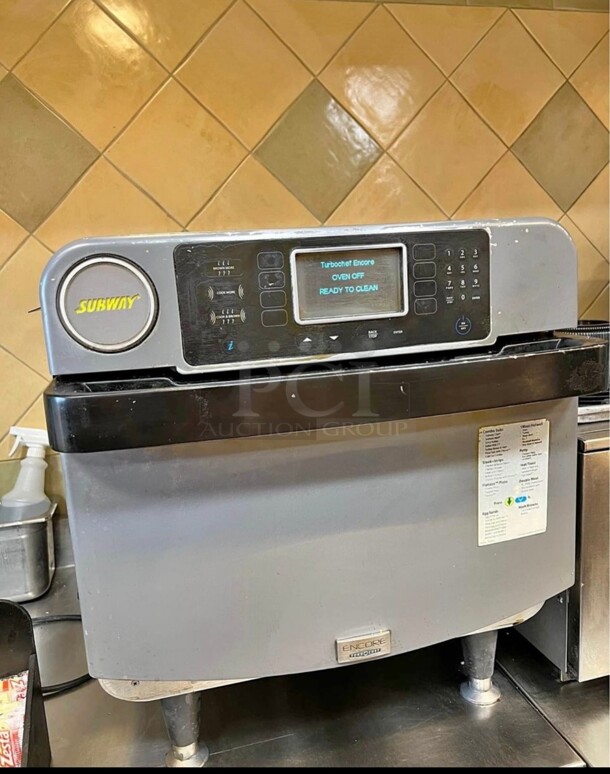 Certified Working TurboChef Encore Counter Top Rapid Cooking Oven 220 Volt 1 phase  - Image 1 of 3