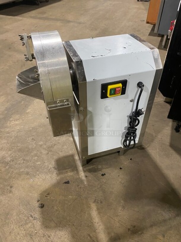 Commercial Floor Style Electric Powered Cheese Grater/ Slicer Machine! All Stainless Steel! - Image 2 of 8