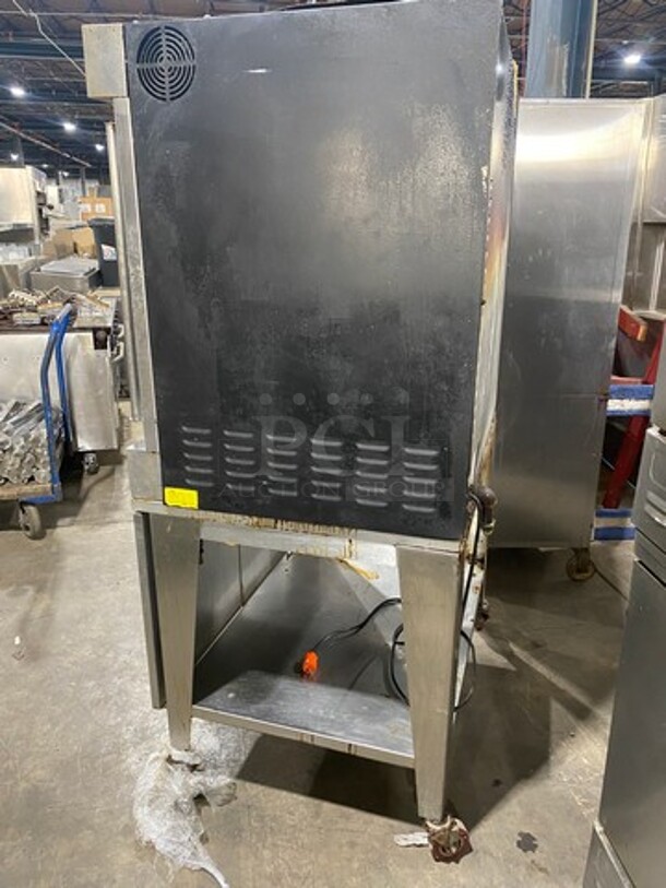 NICE! Cleveland Commercial Natural Gas Powered Rotisserie Convection Oven! All Stainless Steel! WORKING WHEN REMOVED! Model: BMR32 SN: WC3639396I48 - Image 3 of 10