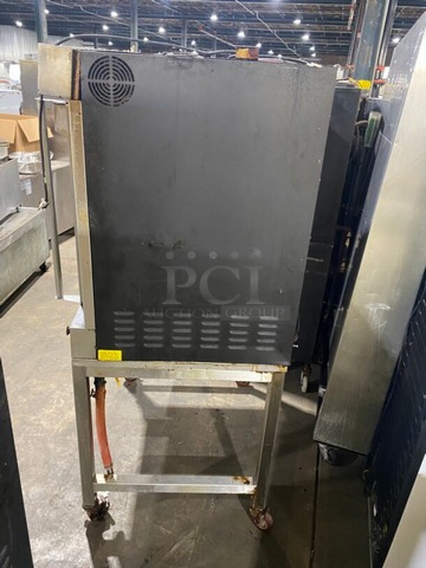 NICE! Cleveland Commercial Natural Gas Powered Rotisserie Convection Oven! All Stainless Steel! WORKING WHEN REMOVED! Model: BMR32 SN: WC3639396I45 - Image 3 of 9