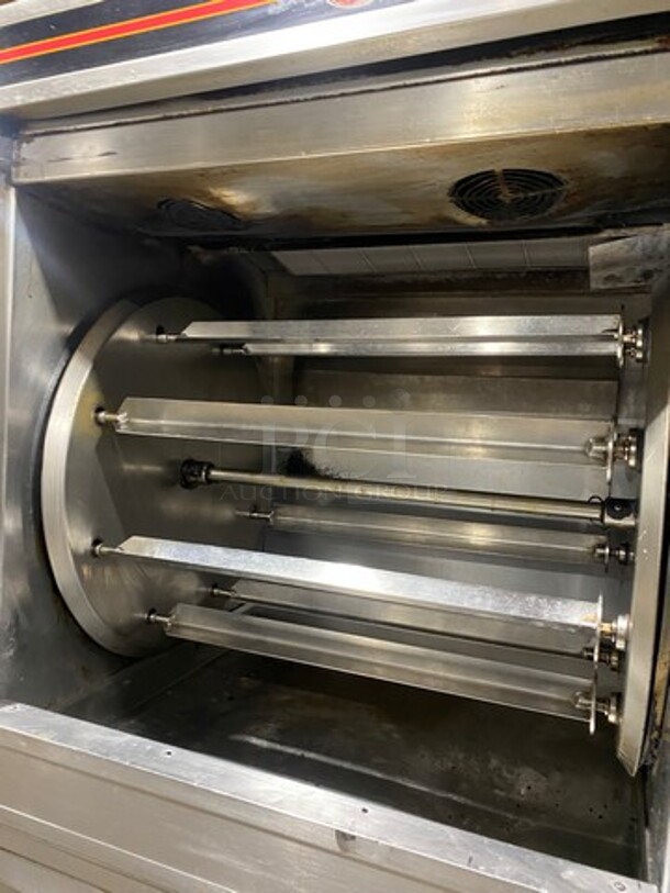 NICE! Cleveland Commercial Natural Gas Powered Rotisserie Convection Oven! All Stainless Steel! WORKING WHEN REMOVED! Model: BMR32 SN: WC3639396I45 - Image 6 of 9