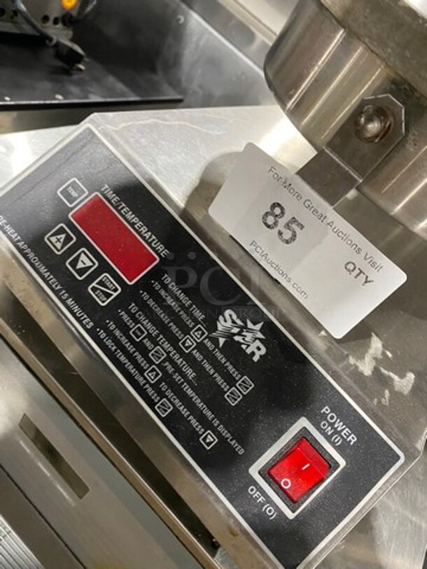 Star Commercial Countertop Waffle Cone Baker Press! All Stainless Steel! Model: SWCBE SN: WCB0975 240V - Image 8 of 9