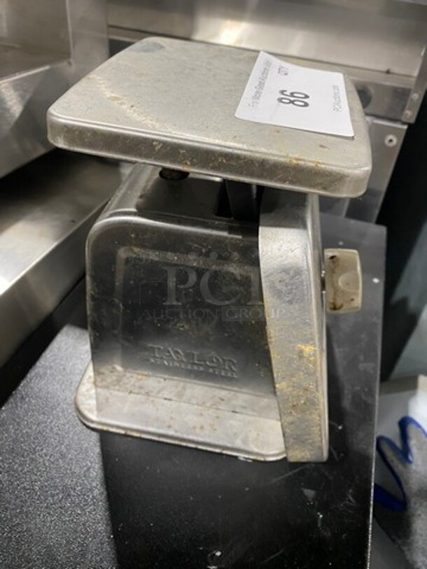 Taylor Countertop Food Scale! 32 OZ Capacity! Stainless Steel Body! - Image 3 of 6