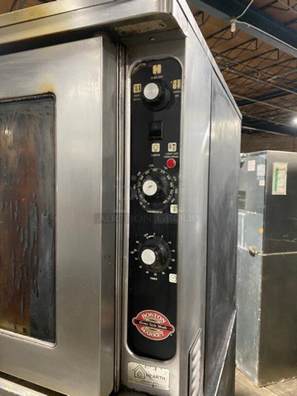 Blodgett Commercial Natural Gas Powered Double Deck Convection Oven! With View Through And Solid Doors! Metal Oven Racks! All Stainless Steel! On Casters! 2x Your Bid Makes One Unit! WORKING WHEN REMOVED! - Image 7 of 10