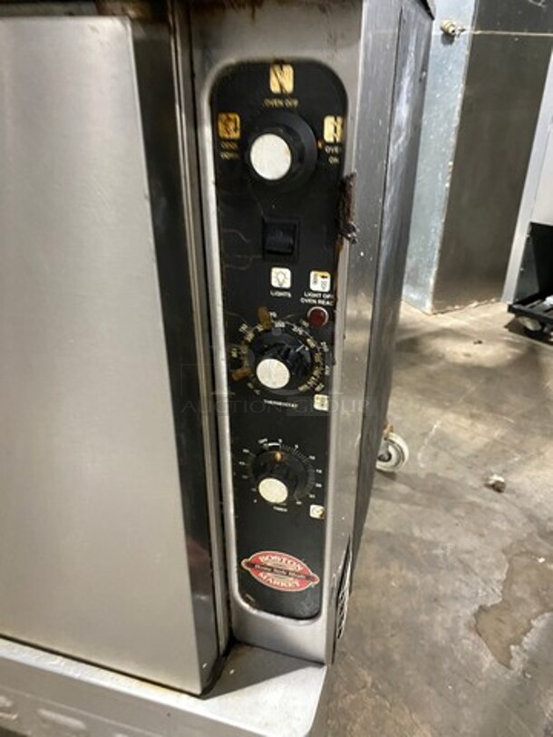 Blodgett Commercial Natural Gas Powered Double Deck Convection Oven! With View Through And Solid Doors! Metal Oven Racks! All Stainless Steel! On Casters! 2x Your Bid Makes One Unit! WORKING WHEN REMOVED! - Image 8 of 10