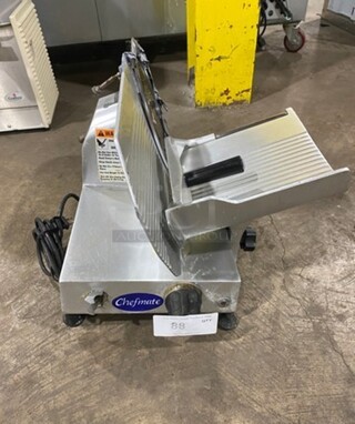 Chefmate Globe Commercial Countertop Deli/ Meat Slicer! All Stainless Steel!