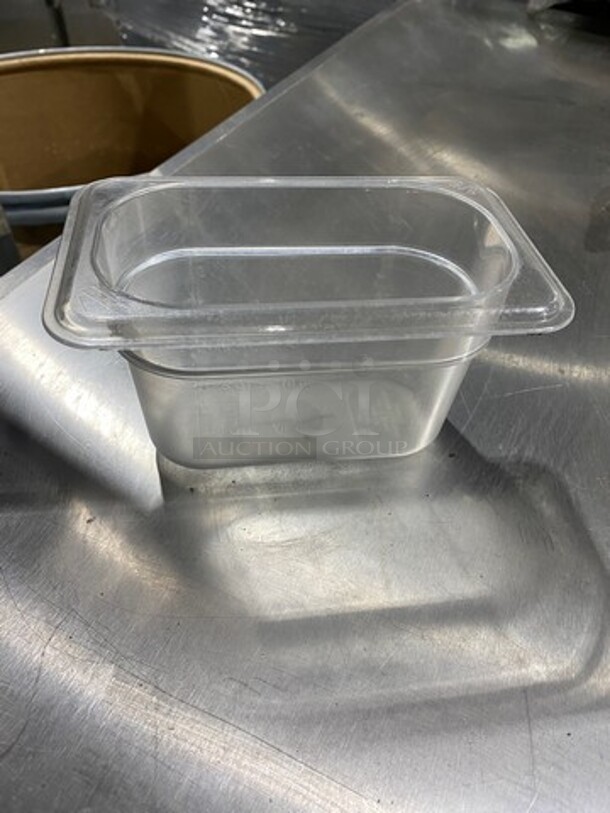 Cambro Clear Poly 1/x4" Food Containers! 10x Your Bid! - Image 2 of 6