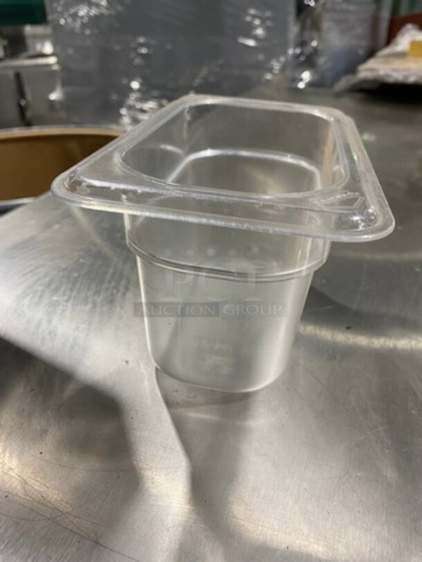 Cambro Clear Poly 1/x4" Food Containers! 10x Your Bid! - Image 4 of 6