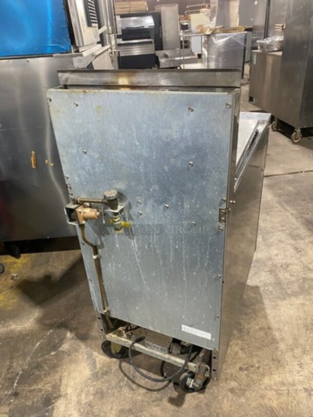 Frymaster Commercial Natural Gas Powered Commercial Pasta Cooker/Rethermalizer! With Backsplash! All Stainless Steel! WORKING WHEN REMOVED! Model: FBCR18CSE SN: 1208HR0002 - Image 3 of 10