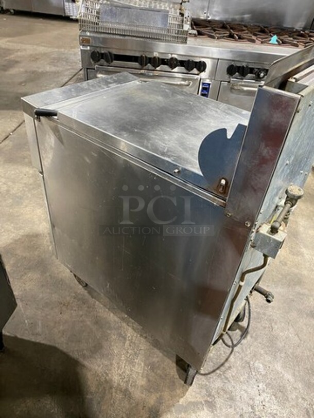 Frymaster Commercial Natural Gas Powered Commercial Pasta Cooker/Rethermalizer! With Backsplash! All Stainless Steel! WORKING WHEN REMOVED! Model: FBCR18CSE SN: 1208HR0002 - Image 4 of 10