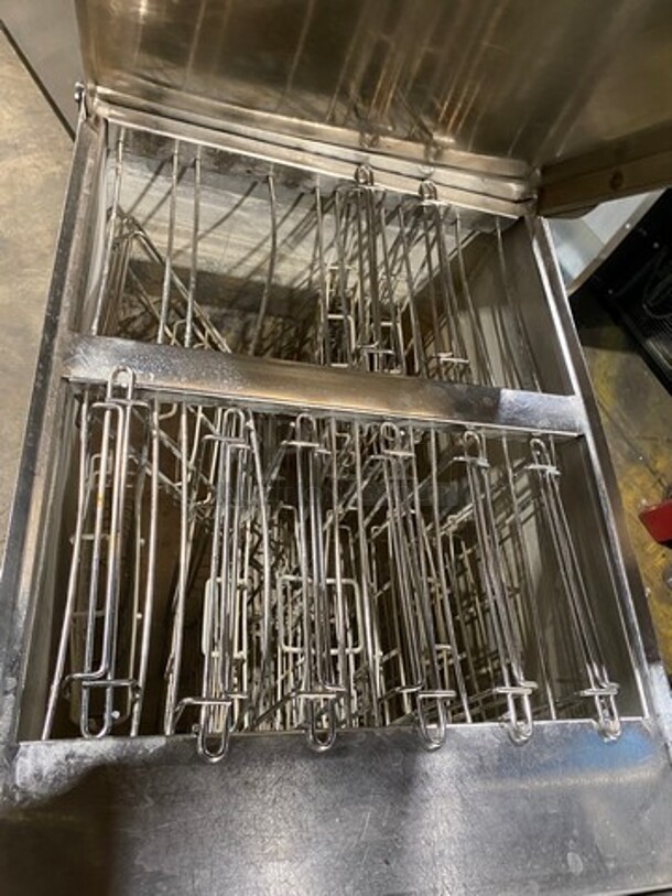 Frymaster Commercial Natural Gas Powered Commercial Pasta Cooker/Rethermalizer! With Backsplash! All Stainless Steel! WORKING WHEN REMOVED! Model: FBCR18CSE SN: 1208HR0002 - Image 5 of 10