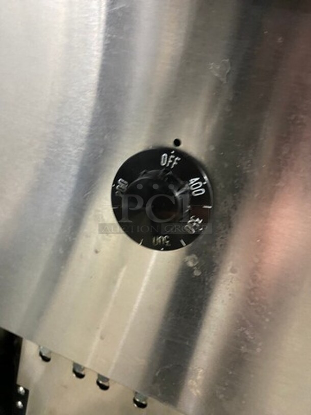 Imperial Commercial Natural Gas Powered Commercial Pasta Cooker/Rethermalizer! With Backsplash! All Stainless Steel! WORKING WHEN REMOVED! Model: IRT14GBM SN: 04256821 - Image 7 of 9