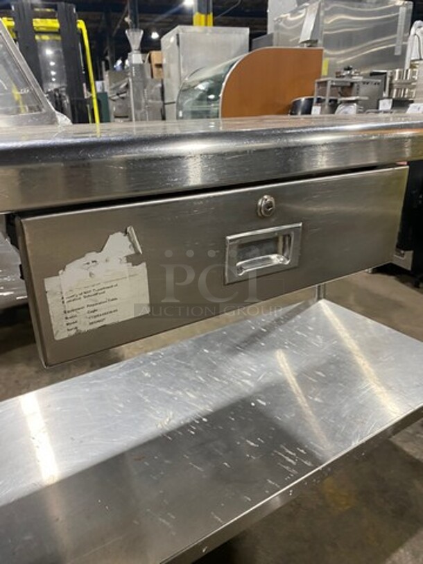 Solid Stainless Steel Work Top/ Prep Table! With Single Drawer! With Storage Space Underneath! On Casters! - Image 7 of 9