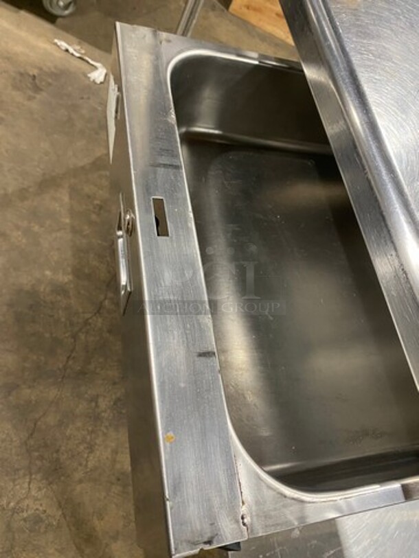 Solid Stainless Steel Work Top/ Prep Table! With Single Drawer! With Storage Space Underneath! On Casters! - Image 8 of 9