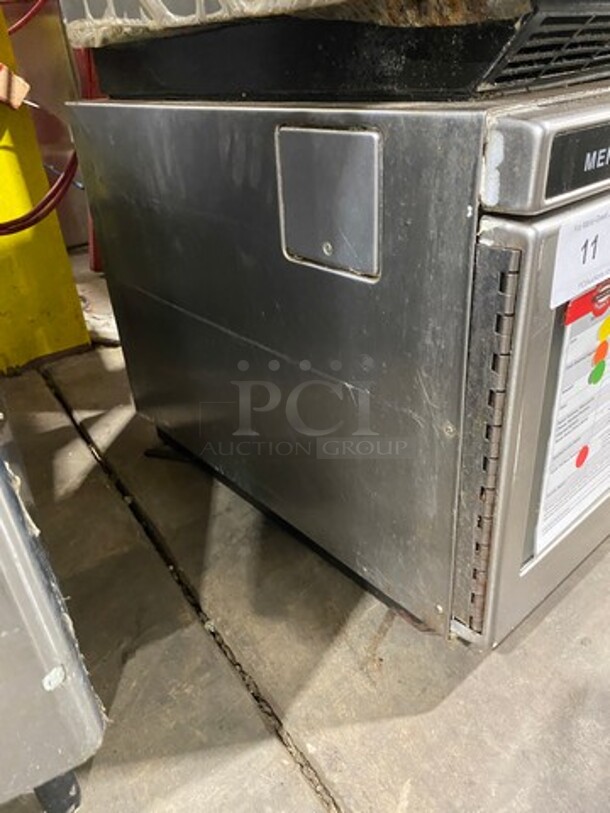 Late Model! Menumaster Commercial Countertop Microwave Oven! All Stainless Steel! WORKING WHEN REMOVED! Model: MRC30S2 SN: 1204102404 208/240V - Image 2 of 8