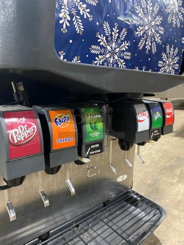 Cornelius Commercial 6 Spout And Ice Dispenser Beverage System! Model: ED150BC SN: 74B1723ED105 115V 60HZ 1 Phase - Image 5 of 9