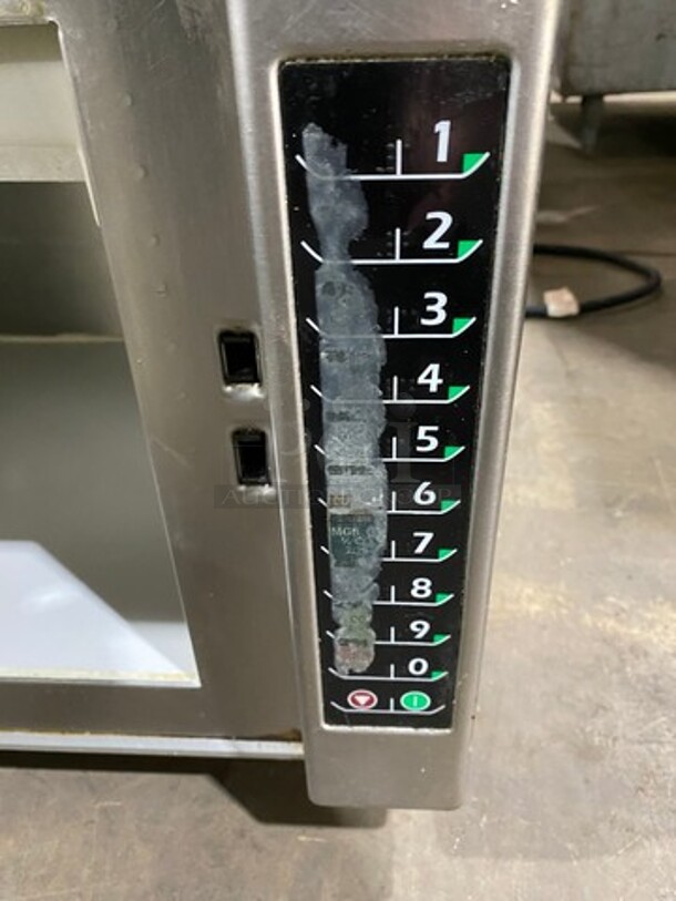 Late Model! Menumaster Commercial Countertop Microwave Oven! All Stainless Steel! WORKING WHEN REMOVED! Model: MRC30S2 SN: 1204102404 208/240V - Image 7 of 8