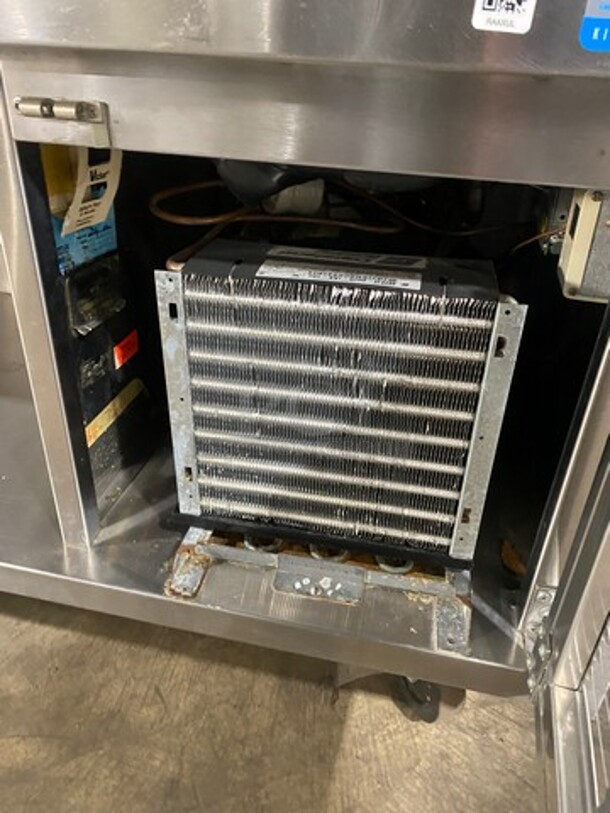 Craig Commercial Refrigerated Food Serving Station Counter/ Cold Pan! With Sneeze Guard! Stainless Steel Body! On Casters! Model: LB530SC 115V 1 Phase - Image 7 of 9