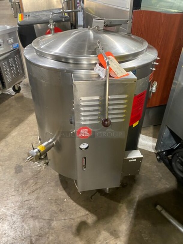 Groen Commercial Natural Gas Powered Soup Kettle! All Stainless Steel! On Legs! - Image 2 of 9