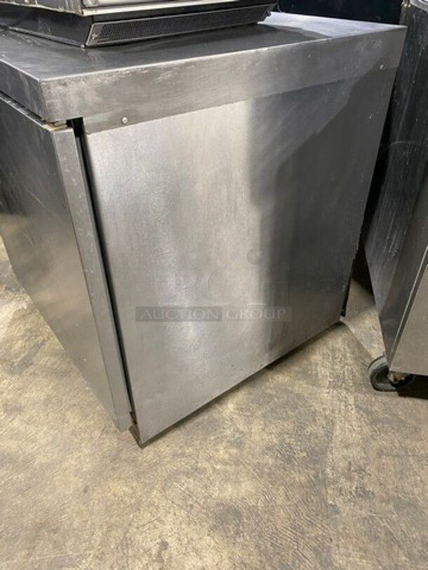 Delfield Commercial Single Door Lowboy/ Worktop Cooler! All Stainless Steel! WORKING WHEN REMOVED! Model: UC4432N SN: BAQ571717T 115V - Image 2 of 7