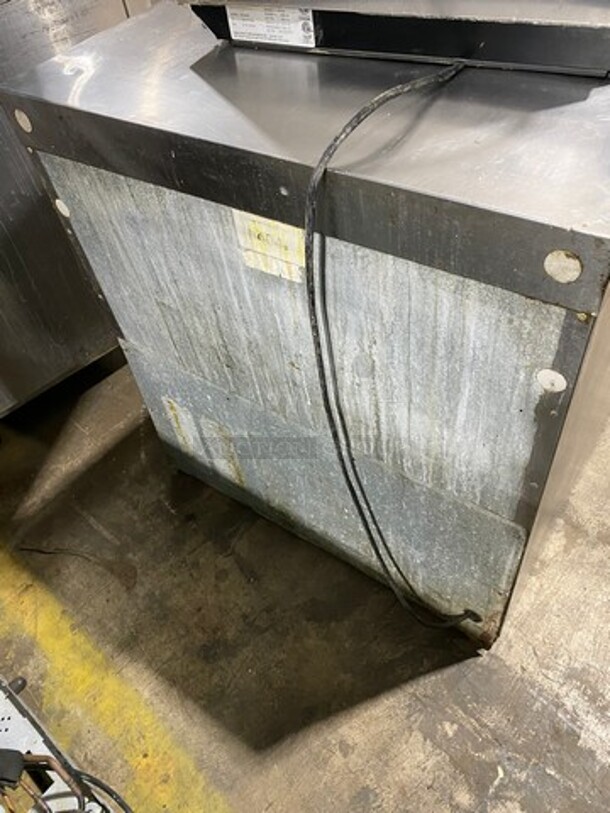 Delfield Commercial Single Door Lowboy/ Worktop Cooler! All Stainless Steel! WORKING WHEN REMOVED! Model: UC4432N SN: BAQ571717T 115V - Image 4 of 7