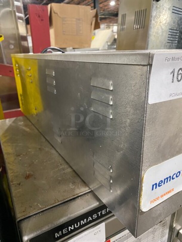 Nemco Commercial Countertop Single Well Food Warmer! All Stainless Steel! WORKING WHEN REMOVED! Model: 6055A SN: L190104 - Image 3 of 8