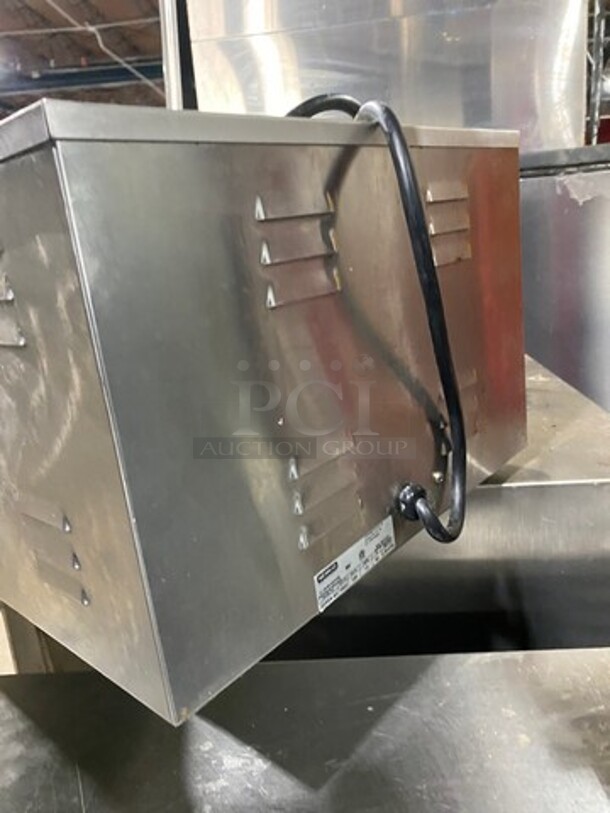 Nemco Commercial Countertop Single Well Food Warmer! All Stainless Steel! WORKING WHEN REMOVED! Model: 6055A SN: L190104 - Image 4 of 8
