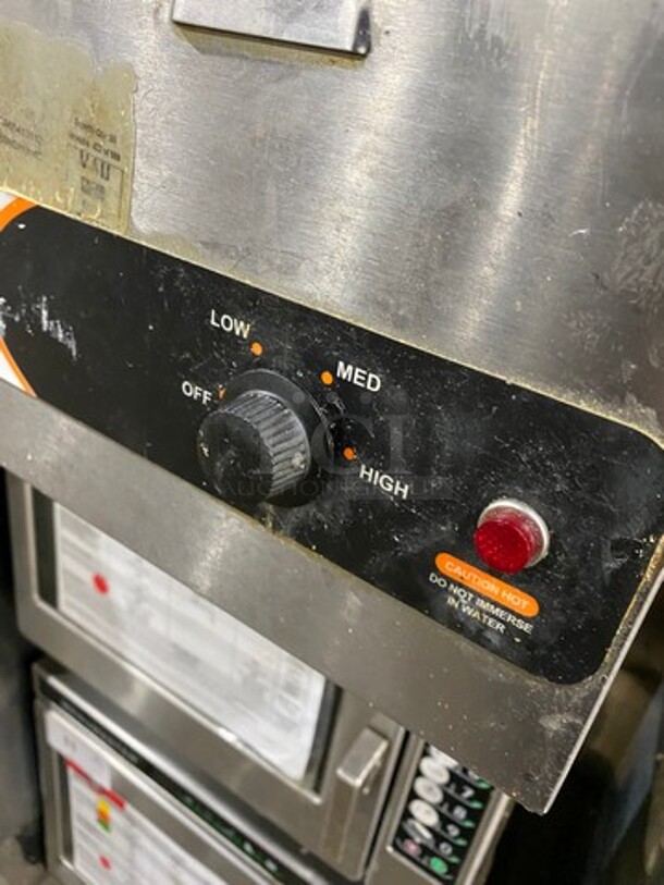 Nemco Commercial Countertop Single Well Food Warmer! All Stainless Steel! WORKING WHEN REMOVED! Model: 6055A SN: L190104 - Image 7 of 8